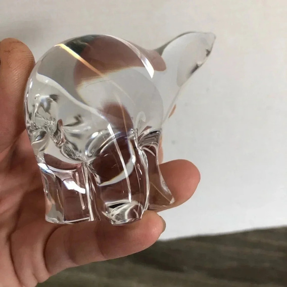 Vtg Hand Blown Art Glass  Polar Bear - Picture 7 of 12
